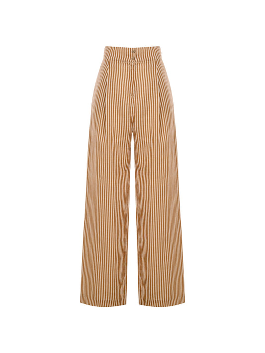 Marin Striped Pantolon